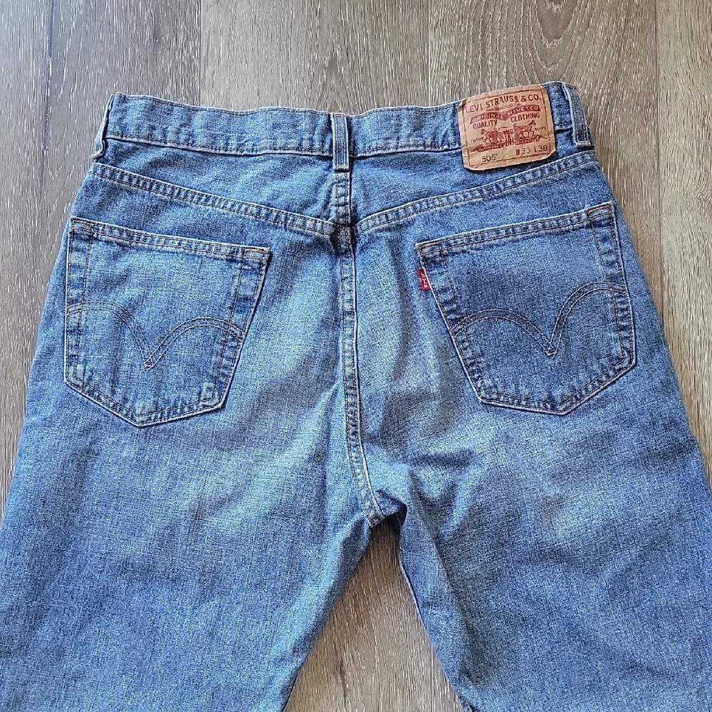 Levi's 505 W33 X L30 (W30 X L30) Men's Classic Denim Jeans Zip Fly